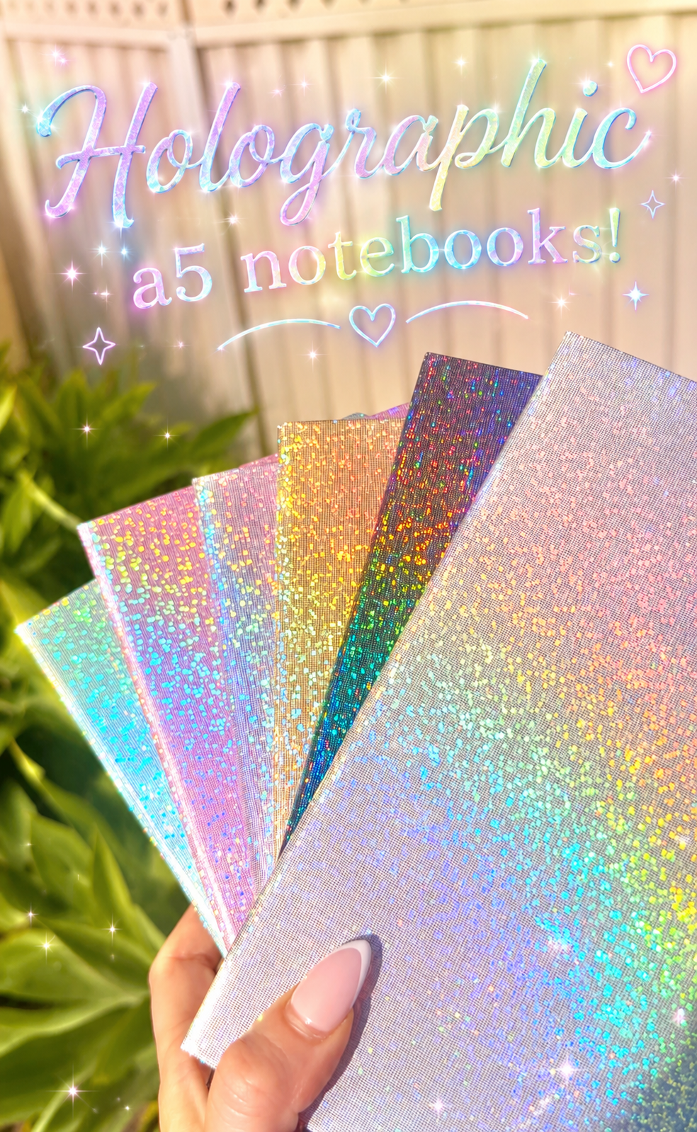 A5 Holographic a5 books