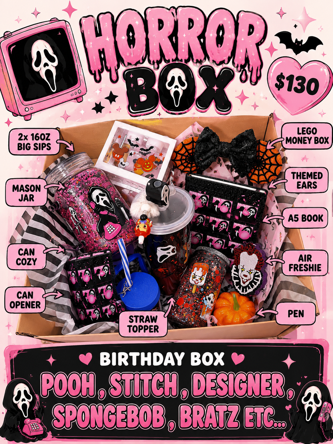Themed birthday box!