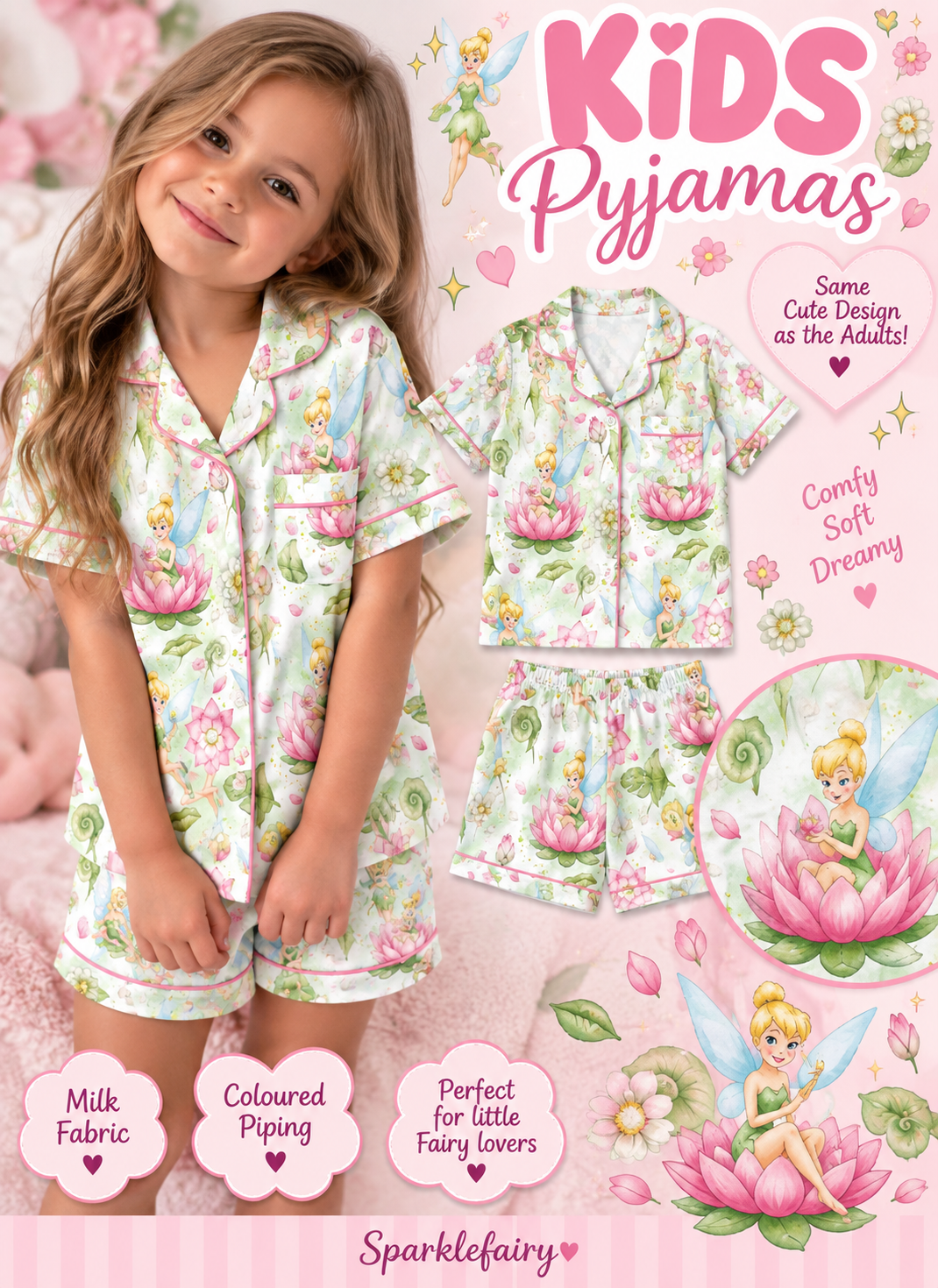 Kids pyjamas 4 week preorder