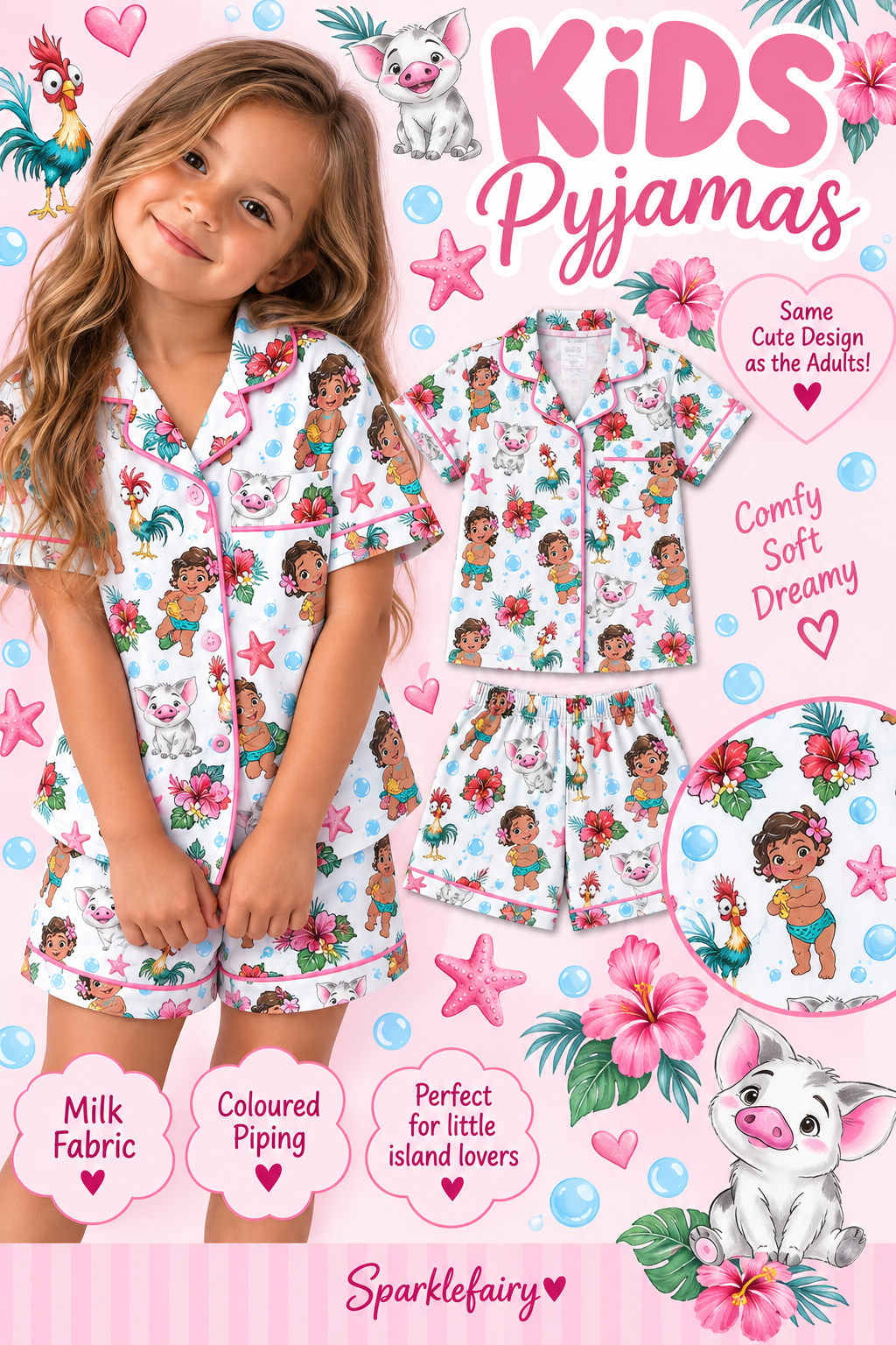 Kids pyjamas 4 week preorder