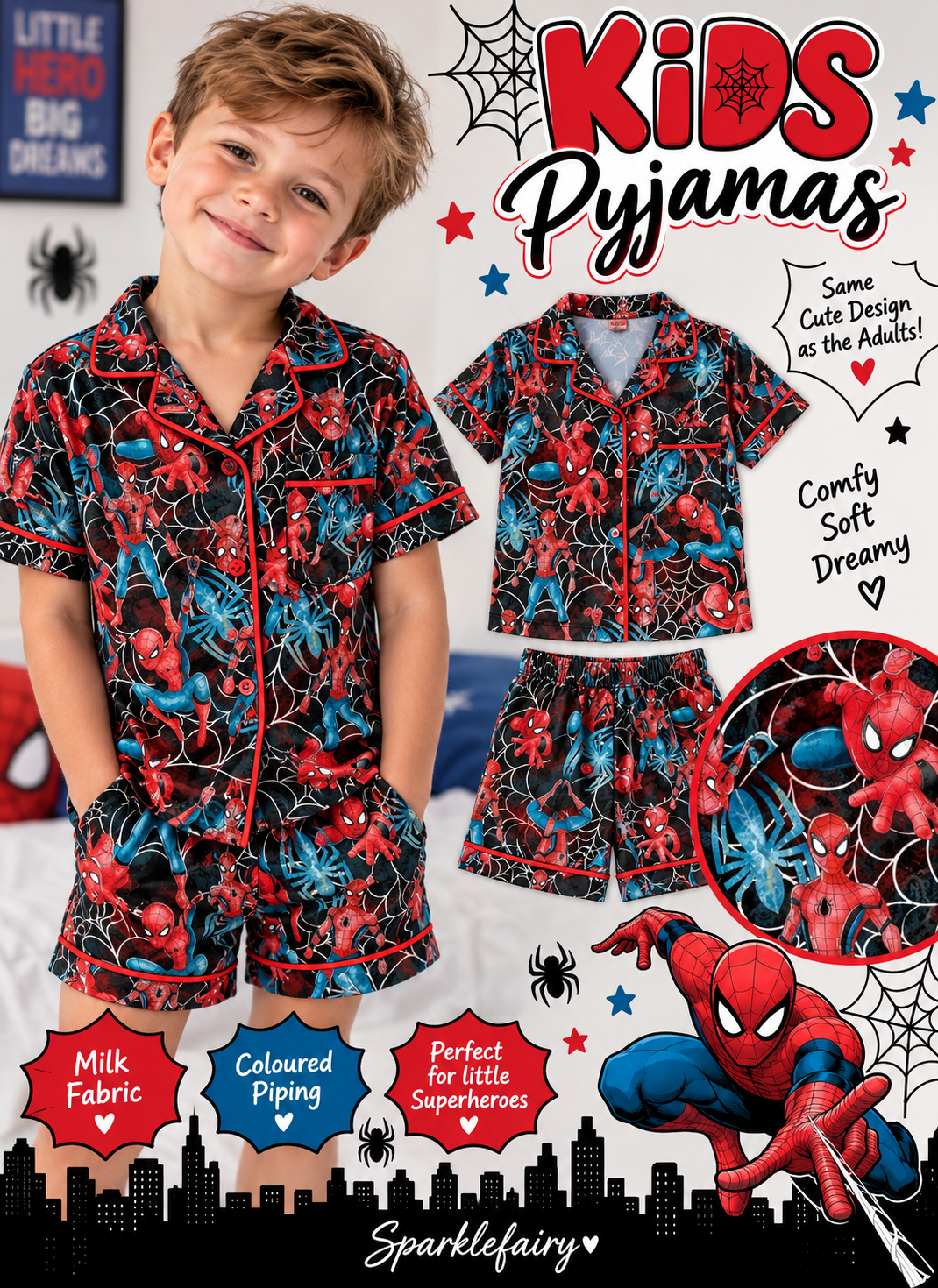 Kids pyjamas 4 week preorder