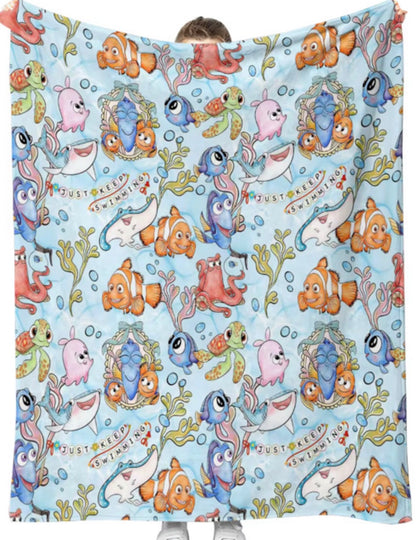 Throw blankets original size 150X200 (3 WEEK PREORDER)