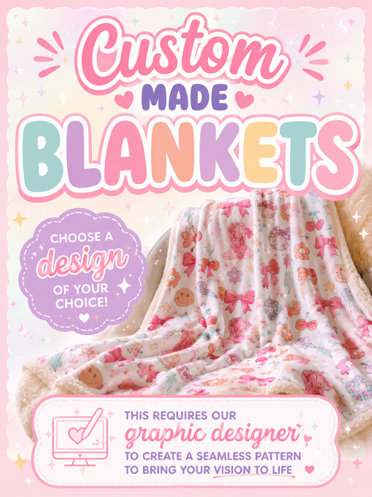 Custom made blanket - Choose your design