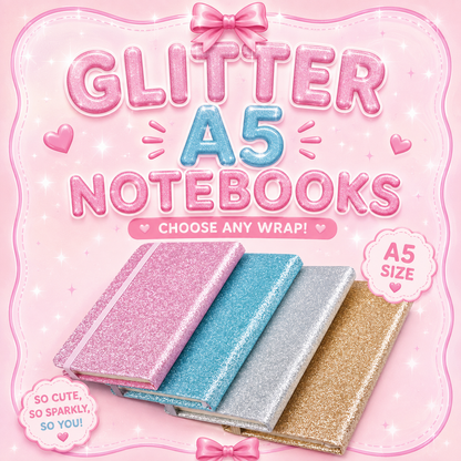 A5 Holographic & glitter A5 books